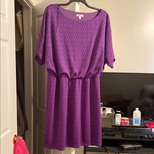 Elegant Purple Women's Dress